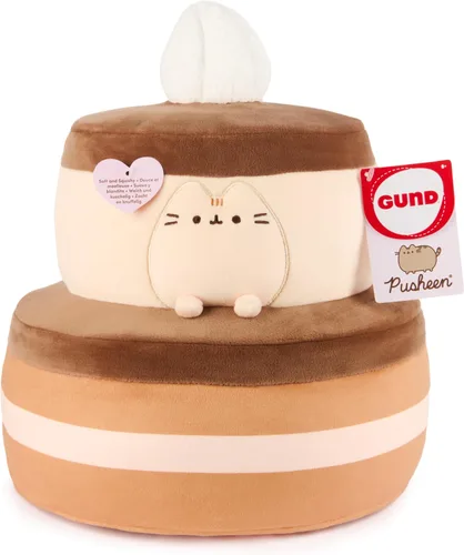 Vista 8 de GUND Pusheen - Juguete de peluche blando de pastel de chocolate de 11