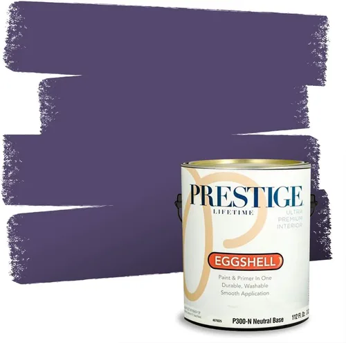 Vista 77 de PRESTIGE Pintura exterior e imprimación en uno, bingo, satén, 1 galón