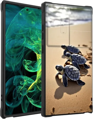 Vista 201 de Funda para Galaxy A16 5G con cubierta para cámara deslizante, resistente de doble capa, híbrida, a prueba de golpes, funda protectora resistente