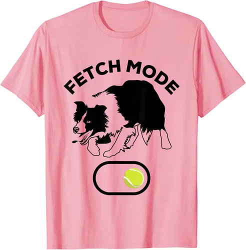Vista 34 de Border Collie Stuff - Camiseta de pelota de tenis para hombre, Border Collie Fetch, Blanco Gris Oscuro