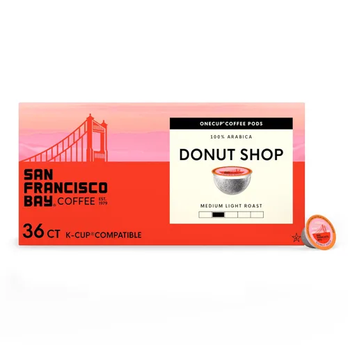 Vista 26 de SF Bay Coffee Organic Rainforest Blend, 12 unidades, Cápsulas de café compostables, tostado medio, compatible con K Cup incluyendo Keurig