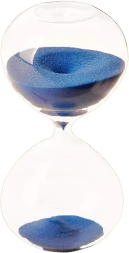 Vista 5 de Graces Dawn - Temporizador de arena con reloj de arena de cristal transparente (60 minutos)