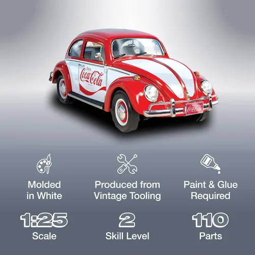 Vista 2 de Polar Lights - Volkswagen Beetle Snap (Coca-Cola) 2T