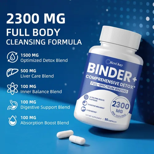 Vista 6 de Suplemento de carpeta desintoxicante de 2300 mg – Carpeta de desintoxicación todo en 1, carbón activado, zeolita, arcilla de bentonita – Limpieza