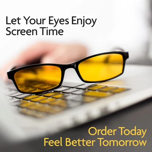 Vista 6 de Prospek Blue Light Glasses – Eye Strain Relief, Anti Glare