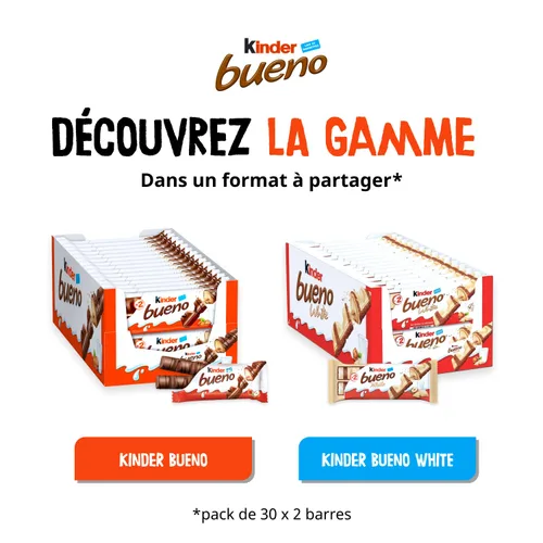 Vista 7 de Ferrero Kinder Bueno paquete de 5 unidades 5x43g/5x1.5oz
