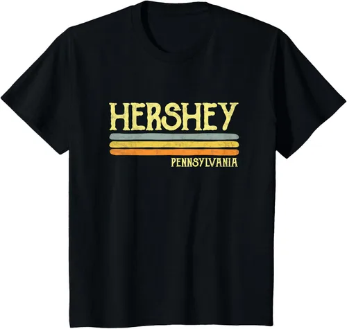 Vista 41 de Camiseta vintage de regalo de recuerdo de Hershey Pennsylvania PA, Negro, S