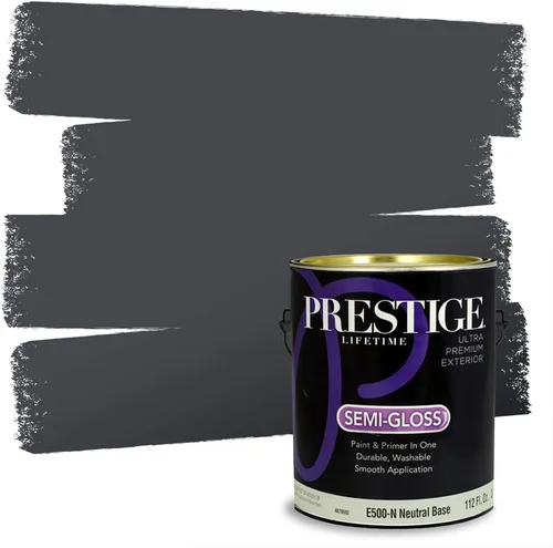 Vista 61 de Prestige Paints - 2 en 1, pintura base y pintura de exterior, P400-D-SW7053