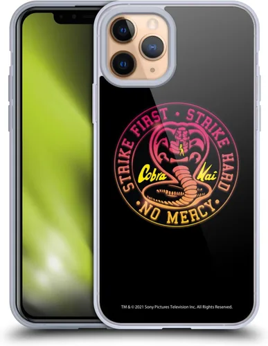 Vista 55 de Head Case Designs Funda de gel suave con licencia oficial de Cobra Kai Eagle Fang Logo Key Art compatible con Apple iPhone 7 Plus/iPhone 8 Plus