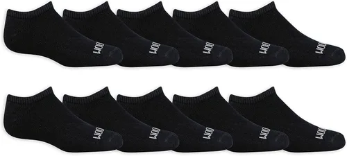 Vista 2 de Fruit of the Loom boys 10 Pair Pack Dual Defense Cushioned Comfort Socks