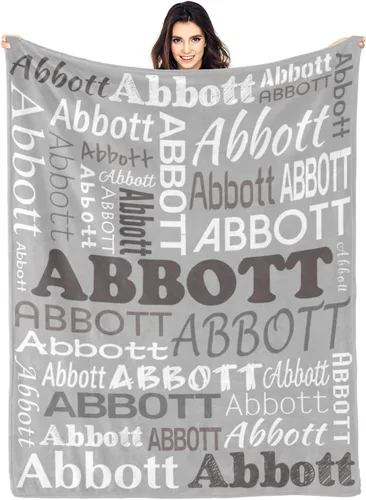 Vista 20 de Ships Next Day Custom Blanket with Name Personalized Throw Blanket for Baby Kid Customized Gifts for Dad, Mom, Grandpa, Grandma, Son, Daughter Algae