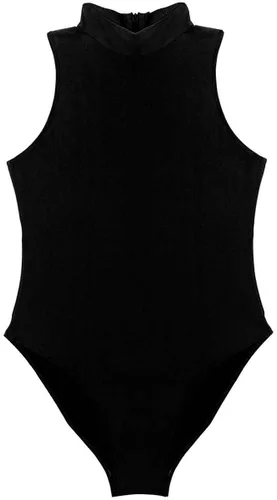 Vista 6 de YiZYiF Traje de baño básico sin mangas con cuello alto para mujer