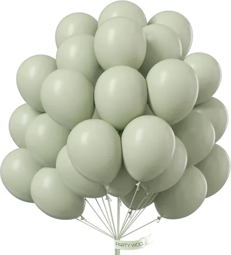 Vista 188 de PartyWoo - Globos de color albaricoque retro, 120 unidades de 5 pulgadas, de látex, para arco de globos, decoración de fiesta y de cumpleaños