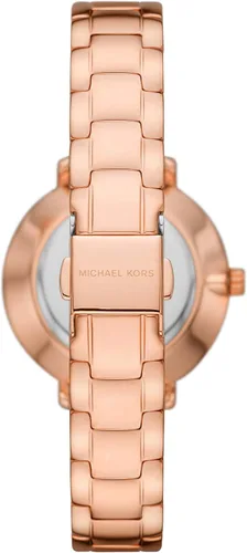 Vista 3 de Michael Kors Mini reloj Pyper de dos manos de acero inoxidable para mujer MK4588 - Reloj de malla de acero inoxidable de dos manecillas