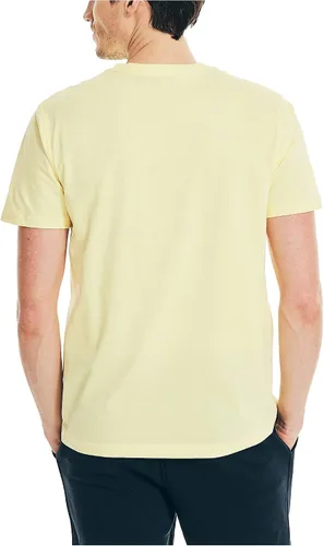 Vista 3 de Nautica - Camiseta de manga corta color sólido y cuello redondo