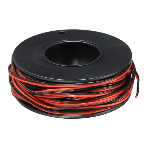 Vista 13 de MECCANIXITY Alambre de calibre 14, 2 conductores, alambre de silicona paralelo de 14 AWG, alambre trenzado de alambre de cobre estañado, carrete