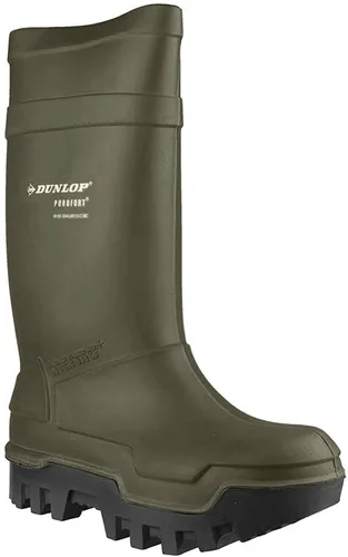 Vista 4 de Dunlop PUROFORT THERMO+C662933 Botas Wellington de seguridad para hombre S5 CI SRC Verde 37