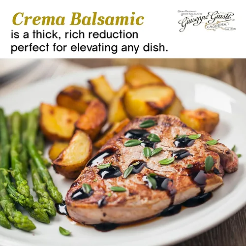 Vista 5 de Giuseppe Giusti Fig Balsamic Glaze Reducción de vinagre balsámico de Módena IGP – Esmalte de vinagre balsámico con sabor a higo natural hecho