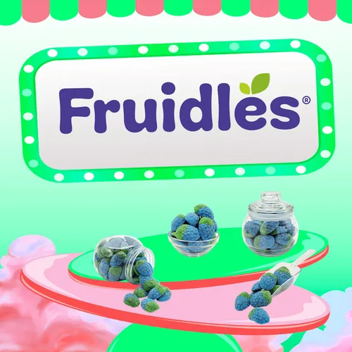 Vista 9 de Fruidles Sour Wild - Caramelos de gomitas de frambuesa, suaves y masticables, sin grasa (1 libra)