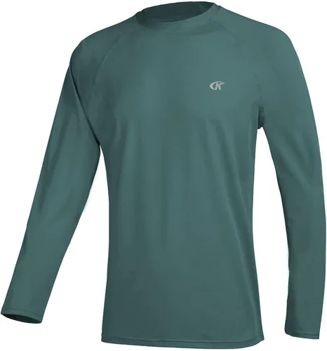 Vista 25 de Camisetas de natación de manga larga para hombres Rashguard UPF 50+ Camisa de protección solar UV Atlética Entrenamiento Correr Senderismo Camiseta