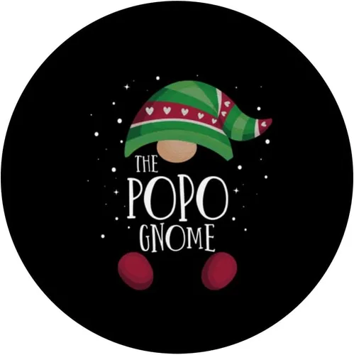 Vista 3 de Popo Gnome Family Matching Christmas Pajamas PopSockets Swappable PopGrip