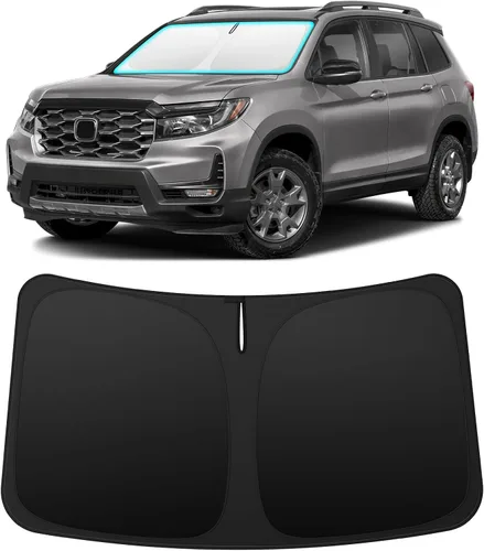 Vista 43 de INSAUTO Accesorios para parasol de parabrisas de ajuste personalizado para Acura RDX 2019-2026, parasol plegable para ventana delantera, reflector