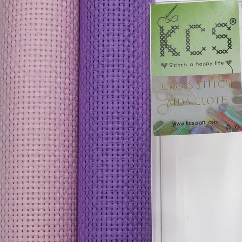 Vista 120 de KCS 2 cajas de tela de costura de algodón para punto de cruz de 15 x 18 pulgadas (blanco antiguo, 11 unidades)