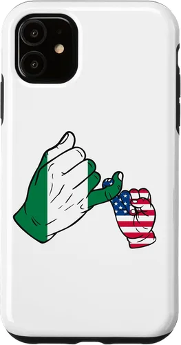 Vista 5 de iPhone 15 Parent and child Nigeria USA family Case