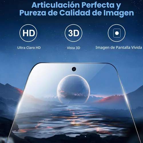 Vista 4 de Paquete de 2+2 para Google Pixel 10 Pro XL Protector de pantalla de privacidad y protector de lente de cámara, compatible con desbloqueo por huellas
