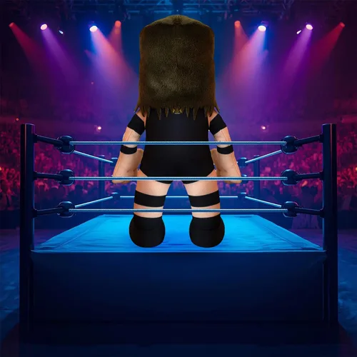 Vista 6 de Bleacher Creatures WWE Adam Cole - Figura de peluche de 10 pulgadas, una superestrella de la lucha libre para jugar o exhibir