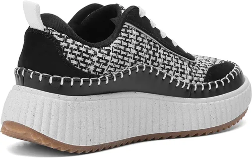 Vista 2 de DREAM PAIRS Zapatos deportivos gruesos para mujer, cómodos, informales, con plataforma, a la moda