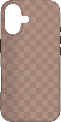 Vista 32 de Chic Brown Checkered Checkerboard Pattern Trendy Case for iPhone 16
