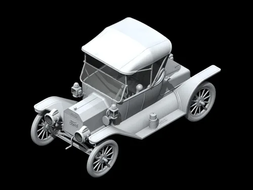 Vista 9 de ICM ICM24001 Ford 1:24-Modelo T 1913 Roadster, Coche de pasajeros de EE. UU