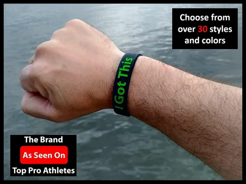 Vista 7 de We Keep You Motivated No Excuses Pulseras motivacionales – Usadas por atletas profesionales – Pulseras inspiradoras de goma de silicona – Gimnasio