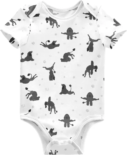 Vista 33 de vvfelixl Trajes de bebé lindos conjuntos de cachorros de manga corta de algodón ropa de bebé para niños niñas 0-24 meses