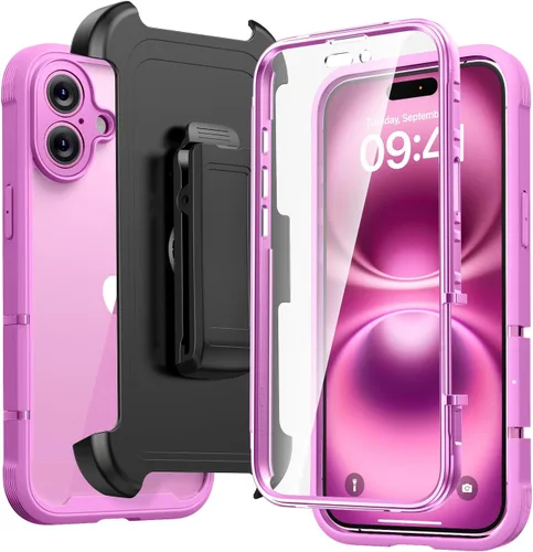 Vista 698 de DIACLARA - Funda transparente compatible con iPhone XR 6.1 pulgadas 2018