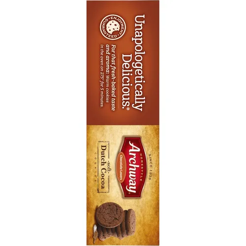 Vista 5 de Archway Galletas, Galletas Holandesas Blandas de Cacao, 8.75 onzas