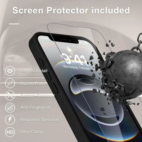 Vista 1049 de Funda para Google Pixel 10 Pro XL, cubierta magnética mate, color negro Fit for MagSafe, Screen Protector included, Shockproof Military Grade