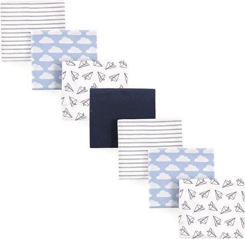 Vista 174 de Hudson Baby Unisex Baby Cotton Flannel Receiving Blankets Bundle, Neutral Woodland Pals, One Size (Pack of 2)