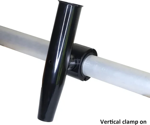 Vista 6 de Soporte de varilla de aluminio con abrazadera única en ajuste 1.5 ", 1.875 ", 2 "pulgadas horizontal o vertical Torre de barco de pesca/poste