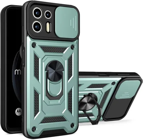 Vista 51 de Compatible con carcasa de soporte Infinix Zero Ultra 5G, con cubierta de lente de cámara deslizante compatible con funda Infinix Zero Ultra 5G Negro