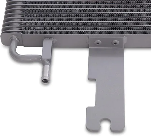 Vista 5 de Mishimoto MMTC-F2D-03SL enfriador de transmisión para Powerstroke plateado