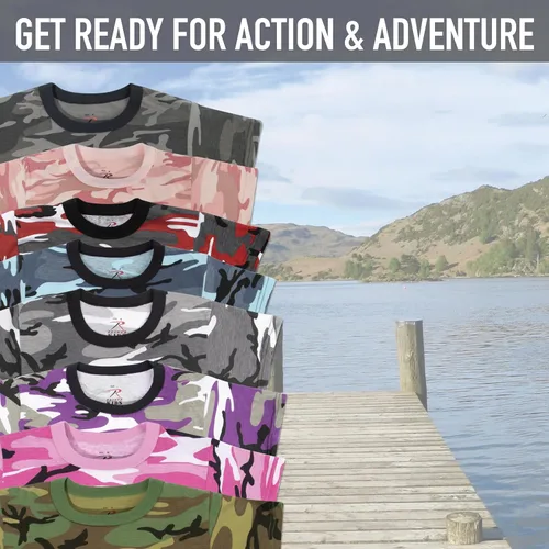 Vista 5 de Rothco Kids Camo T-Shirt ACU Digital Camo
