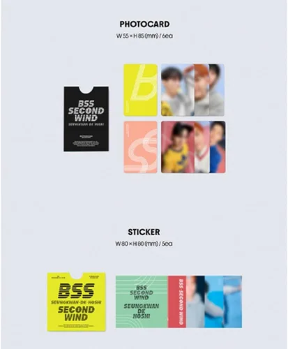 Vista 7 de BSS SEVENTEEN - 1er álbum sencillo SEGUND WIND (Special Ver.)
