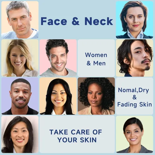 Vista 2 de Ragkun Crema de retinol para la cara, cremas de colágeno para el cuello para tensar y reafirmar, hidratante facial antienvejecimiento de día y noche