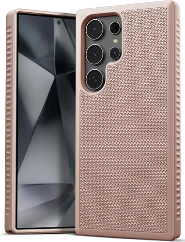 Vista 11 de Funda para Samsung Galaxy S24 Ultra, [probada en caídas de grado militar], delgada, ligera, duradera, resistente, a prueba de golpes, funda Negro