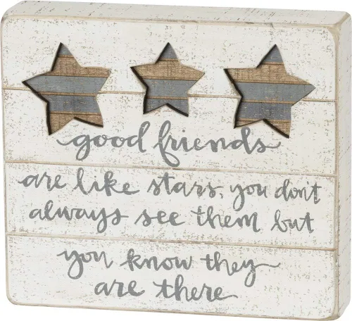 Vista 12 de Primitives by Kathy 23558 Cartel de caja recortado con diseño de chevron, 10.2 cm x 7.6 cm, Everyone Wishes Todos desean