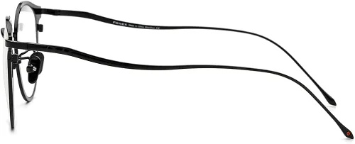 Vista 6 de Marco de gafas de titanio de FONEX gafas ópticas de miopía redondas para mujer 8509