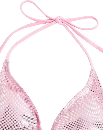 Vista 3 de Verdusa Traje de baño de 2 piezas para mujer, con parte superior triangular, con lazo lateral, bikini