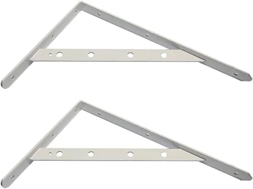 Vista 14 de Soporte de estante triangular para colgar en la pared, soportes flotantes de ángulo recto de 90 grados, almacenamiento decorativo que ahorra